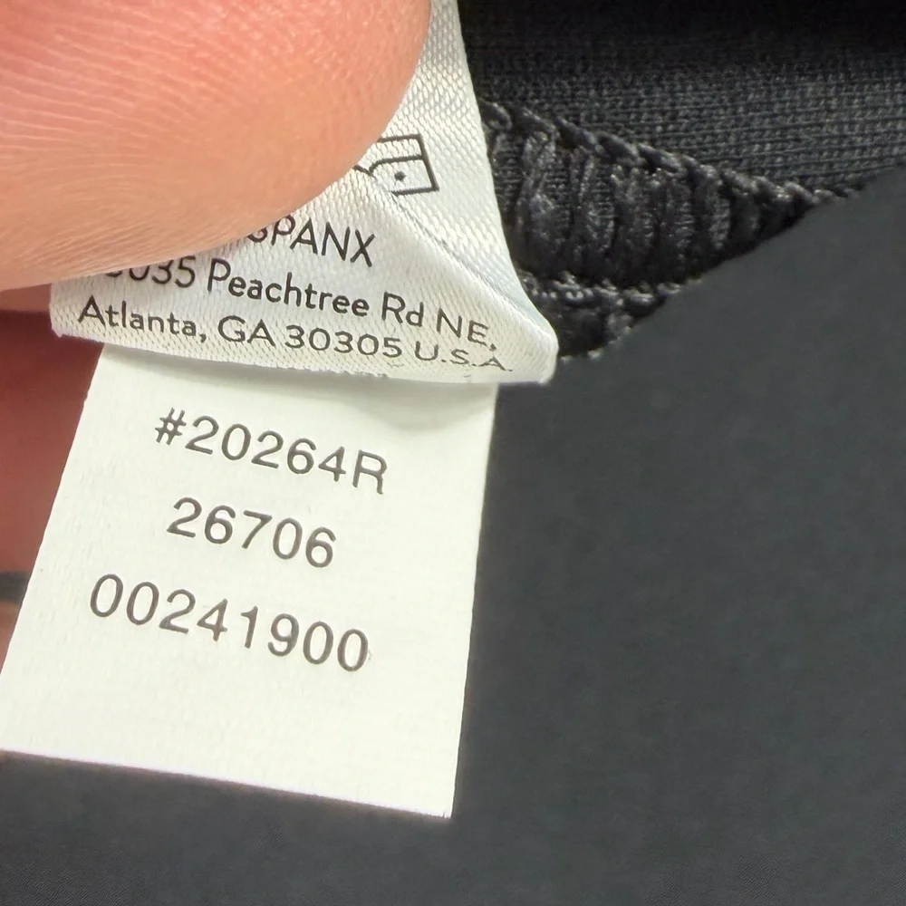 Spanx Black Ponte Ankle Leggings